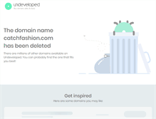 Tablet Screenshot of catchfashion.com